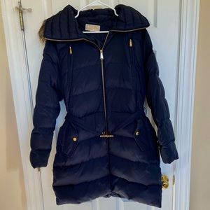 Michael Kors Puffer Jacket in Navy